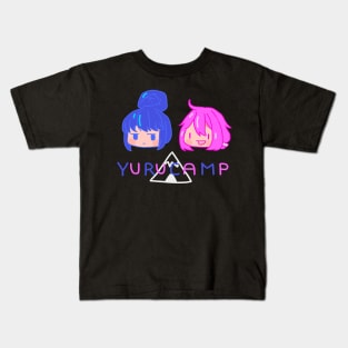 Yurucamp Laid-back Camp - Shimarin & Nadeshiko Kids T-Shirt